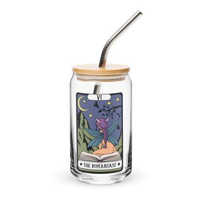 The Romanctacy Tarot Fairy Smut Bookish Iced Coffee Glass