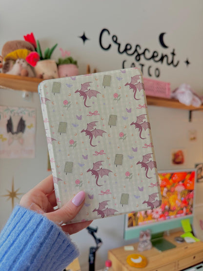 Kindle Case with Clear Back, E-Reader Accessoires, Bookish Gifts, Cute Kindle Case with Hand Strap