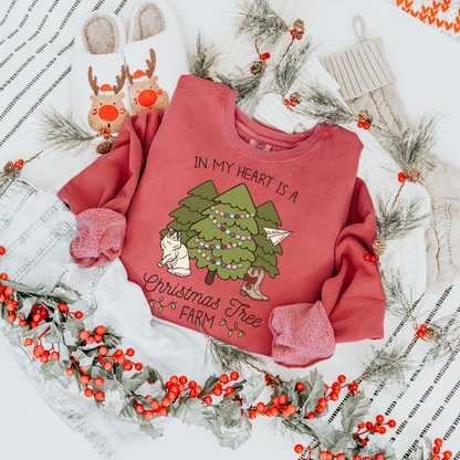 Christmas Tree Farm Holiday Crewneck, Taylor Christmas Sweatshirt, Taylor Fan Gifts, Holiday Party Outfit