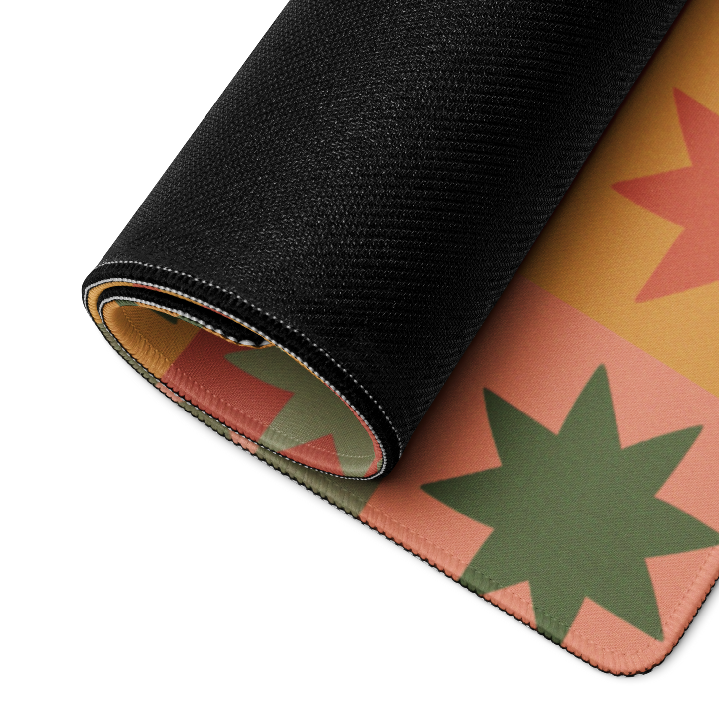 Quilted A Retro Desk Mat, Gaming mouse pad