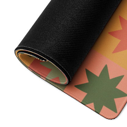 Quilted A Retro Desk Mat, Gaming mouse pad