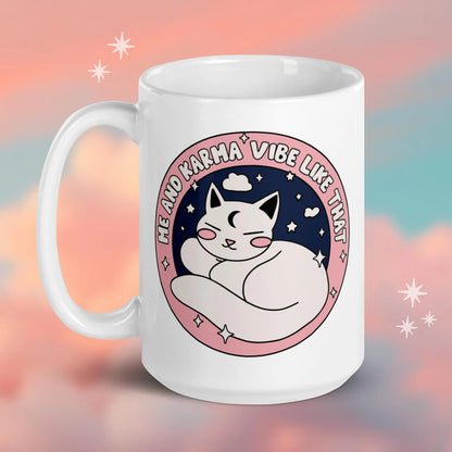 Karma is a Cat Mug