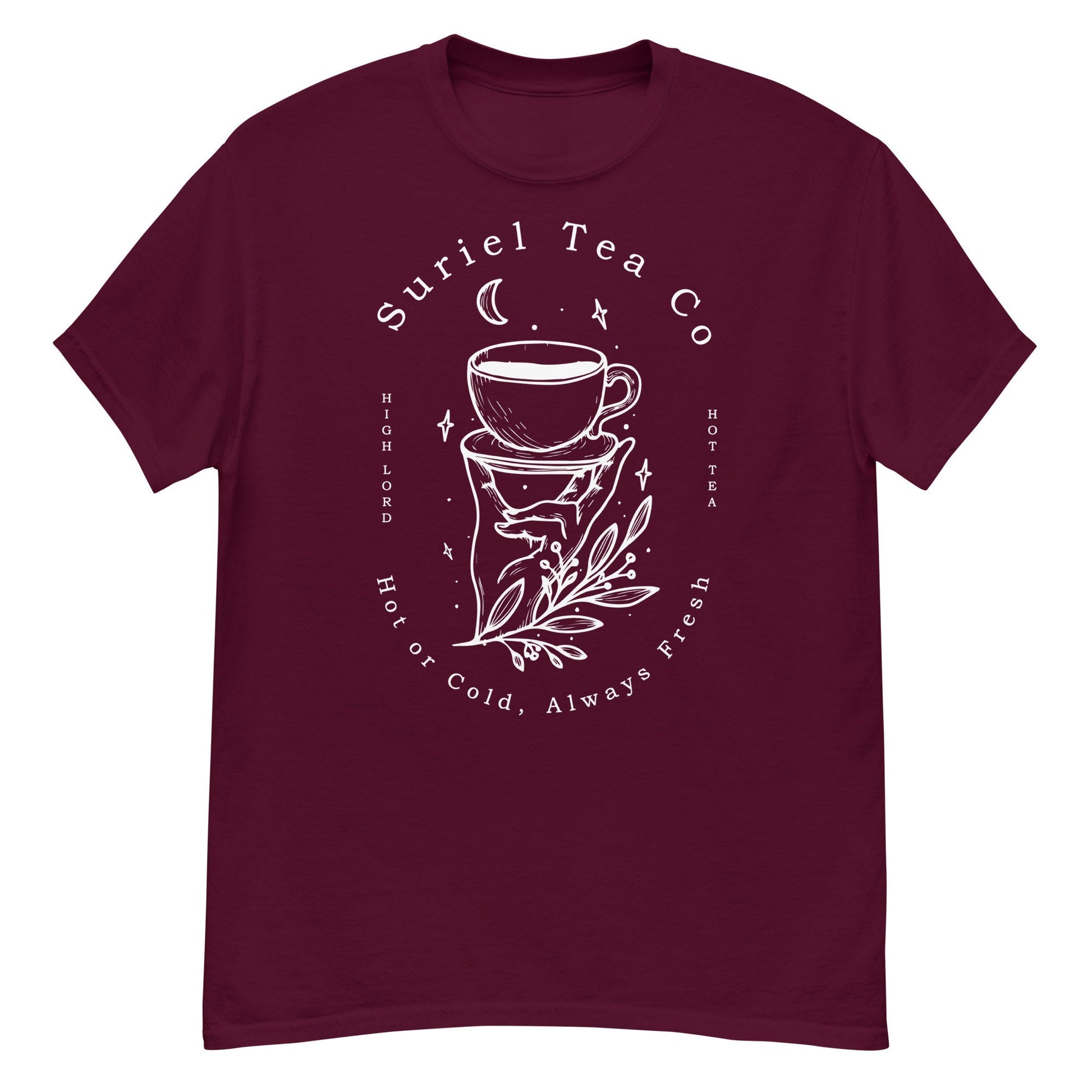 Suriel Tea Co ACOTAR Tshirt | bookish Shirt | SJM Book lover Gift | Fantasy Bookworm merch | Booktok Bookstagram Reader Shirt