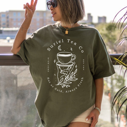 Suriel Tea Co ACOTAR Tshirt | bookish Shirt | SJM Book lover Gift | Fantasy Bookworm merch | Booktok Bookstagram Reader Shirt