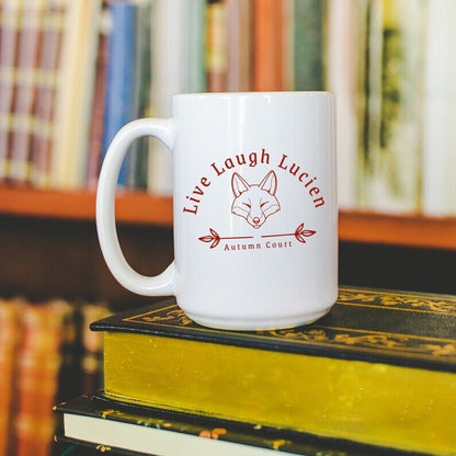 Officially Licensed Lucien Autumn Court ACOTAR Mug | Fox Boy Vanserra bookish Coffee Cup | SJM Book lover Gift | Sarah J Maas Bookworm merch