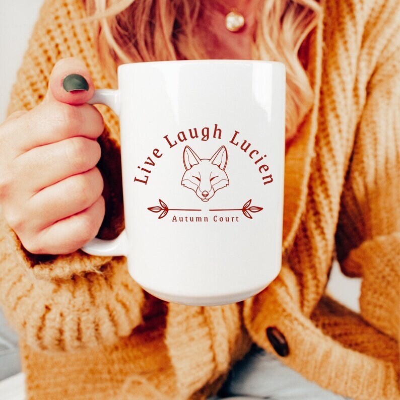 Officially Licensed Lucien Autumn Court ACOTAR Mug | Fox Boy Vanserra bookish Coffee Cup | SJM Book lover Gift | Sarah J Maas Bookworm merch