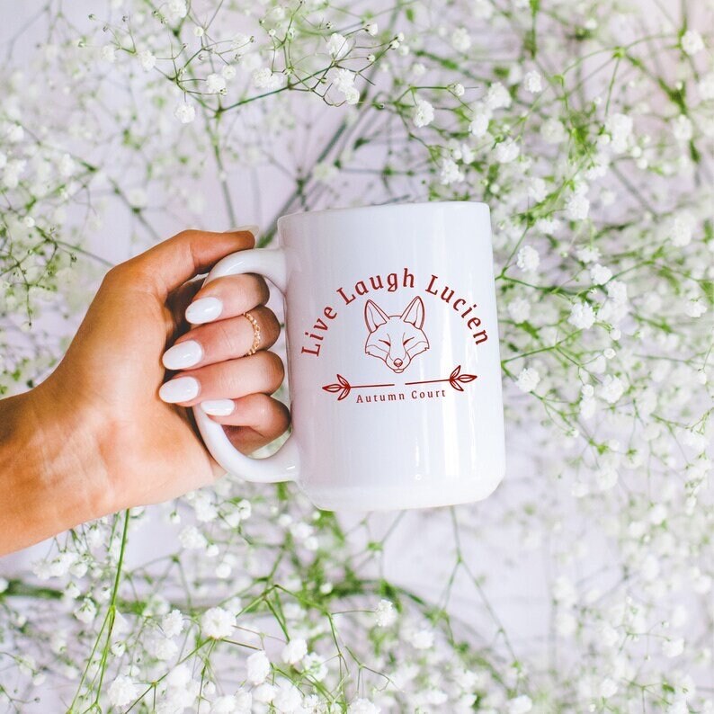 Officially Licensed Lucien Autumn Court ACOTAR Mug | Fox Boy Vanserra bookish Coffee Cup | SJM Book lover Gift | Sarah J Maas Bookworm merch