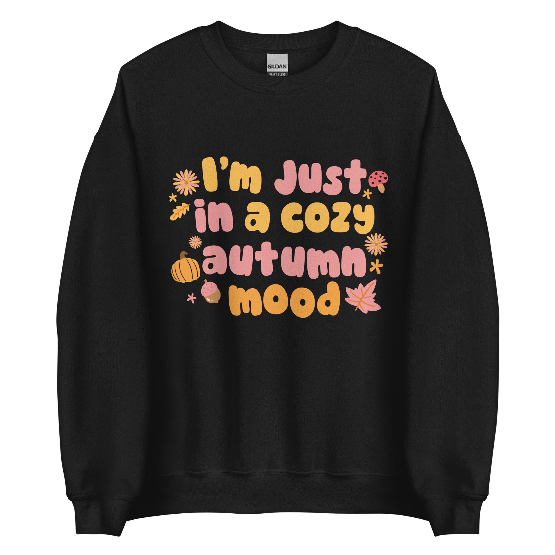 Cozy Autumn Mood Sweatshirt | Fall Lover Crewneck | Gilmore Spooky Season Halloween Spooky Cute Sweater