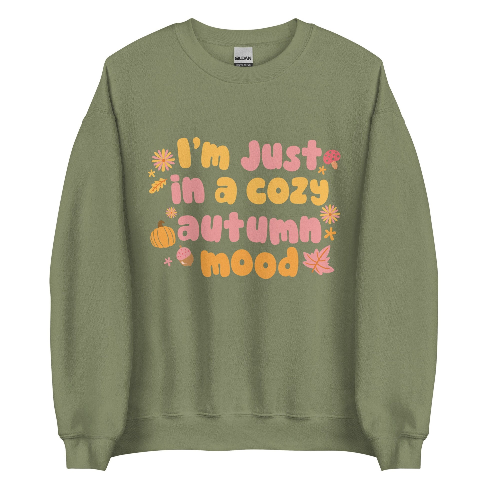 Cozy Autumn Mood Sweatshirt | Fall Lover Crewneck | Gilmore Spooky Season Halloween Spooky Cute Sweater