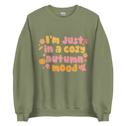 Cozy Autumn Mood Sweatshirt | Fall Lover Crewneck | Gilmore Spooky Season Halloween Spooky Cute Sweater