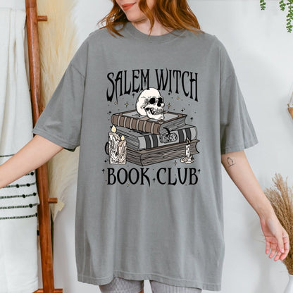 Salem Witch Book Club T-shirt | Witchy Bookish Halloween Shirt | Spooky Fall Reading Shirt | Horror Reader Merch | Book Lover Gift | Goth