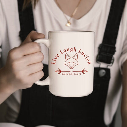 Officially Licensed Lucien Autumn Court ACOTAR Mug | Fox Boy Vanserra bookish Coffee Cup | SJM Book lover Gift | Sarah J Maas Bookworm merch