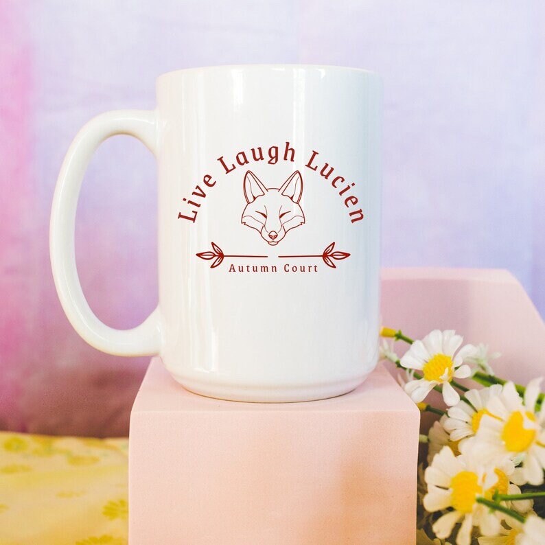 Officially Licensed Lucien Autumn Court ACOTAR Mug | Fox Boy Vanserra bookish Coffee Cup | SJM Book lover Gift | Sarah J Maas Bookworm merch