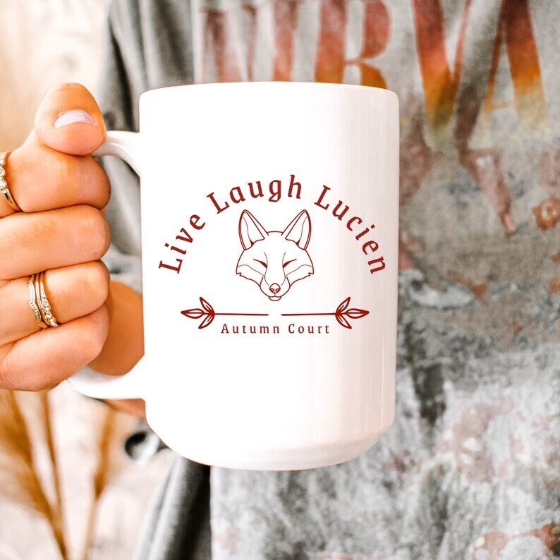 Officially Licensed Lucien Autumn Court ACOTAR Mug | Fox Boy Vanserra bookish Coffee Cup | SJM Book lover Gift | Sarah J Maas Bookworm merch