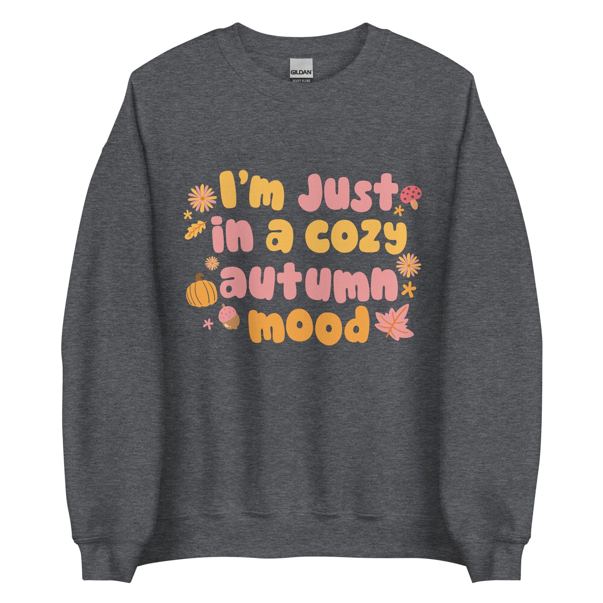 Cozy Autumn Mood Sweatshirt | Fall Lover Crewneck | Gilmore Spooky Season Halloween Spooky Cute Sweater