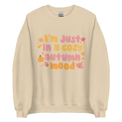 Cozy Autumn Mood Sweatshirt | Fall Lover Crewneck | Gilmore Spooky Season Halloween Spooky Cute Sweater