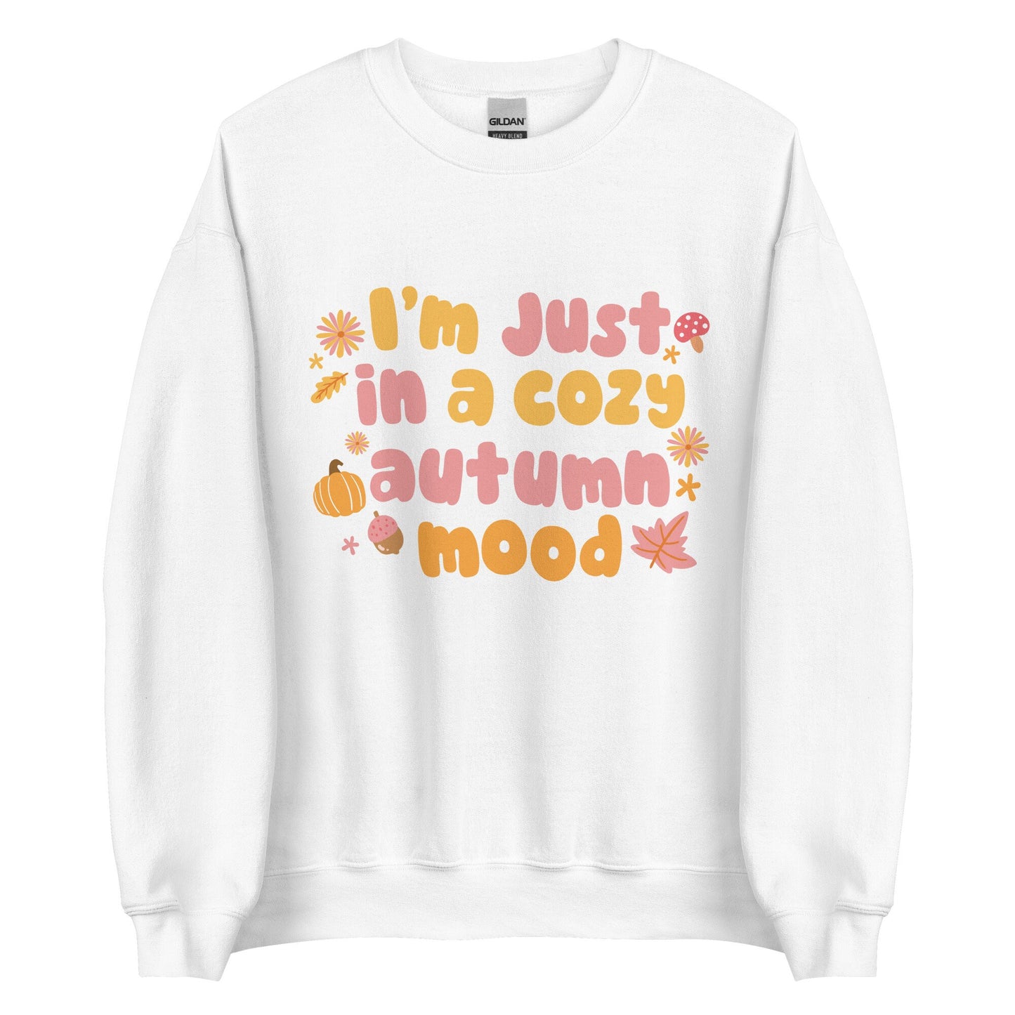 Cozy Autumn Mood Sweatshirt | Fall Lover Crewneck | Gilmore Spooky Season Halloween Spooky Cute Sweater