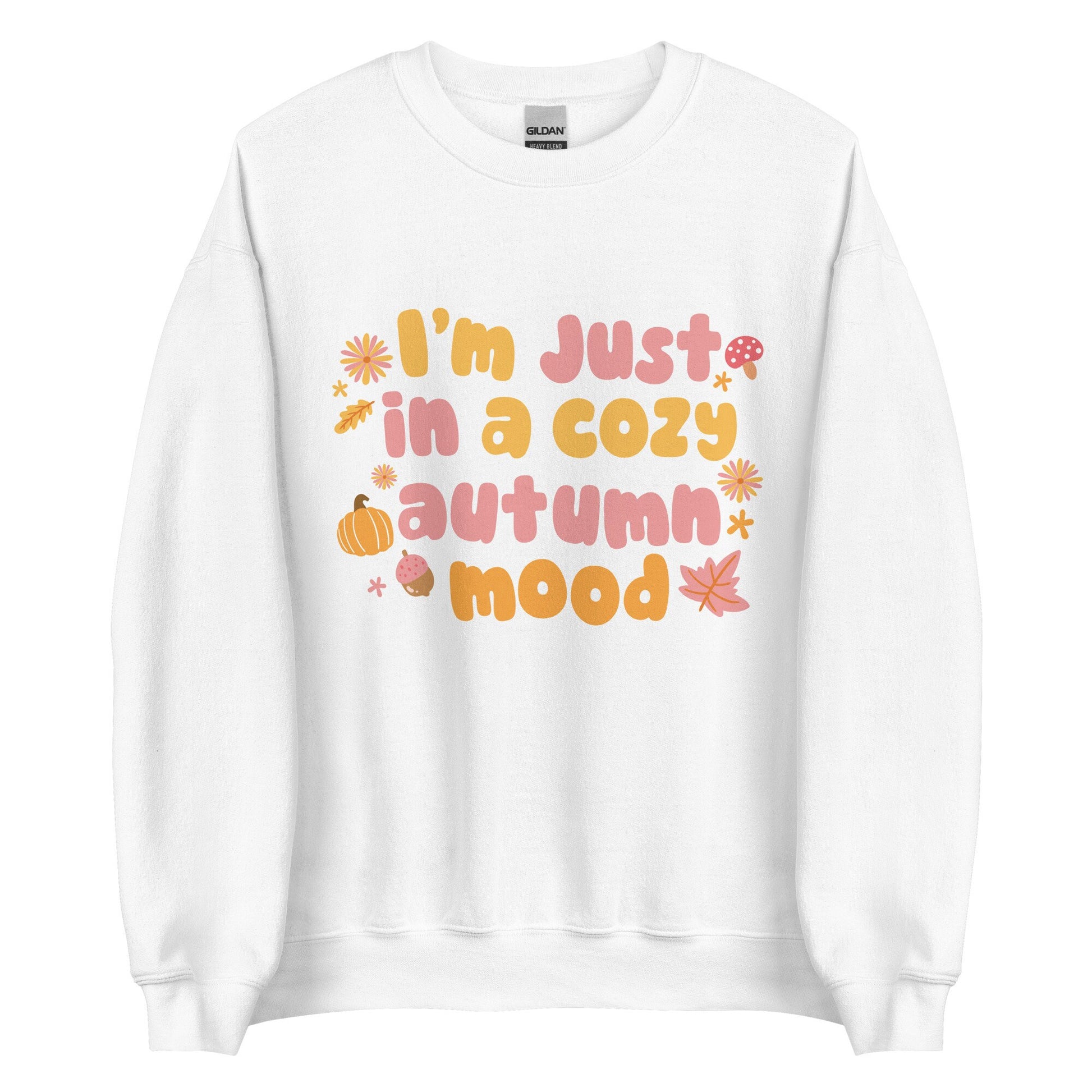 Cozy Autumn Mood Sweatshirt | Fall Lover Crewneck | Gilmore Spooky Season Halloween Spooky Cute Sweater