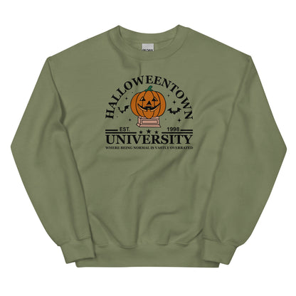 Halloween town university crewneck | spooky cute fall sweatshirt | classic Halloween nostalgic shirt | pumpkin shirt