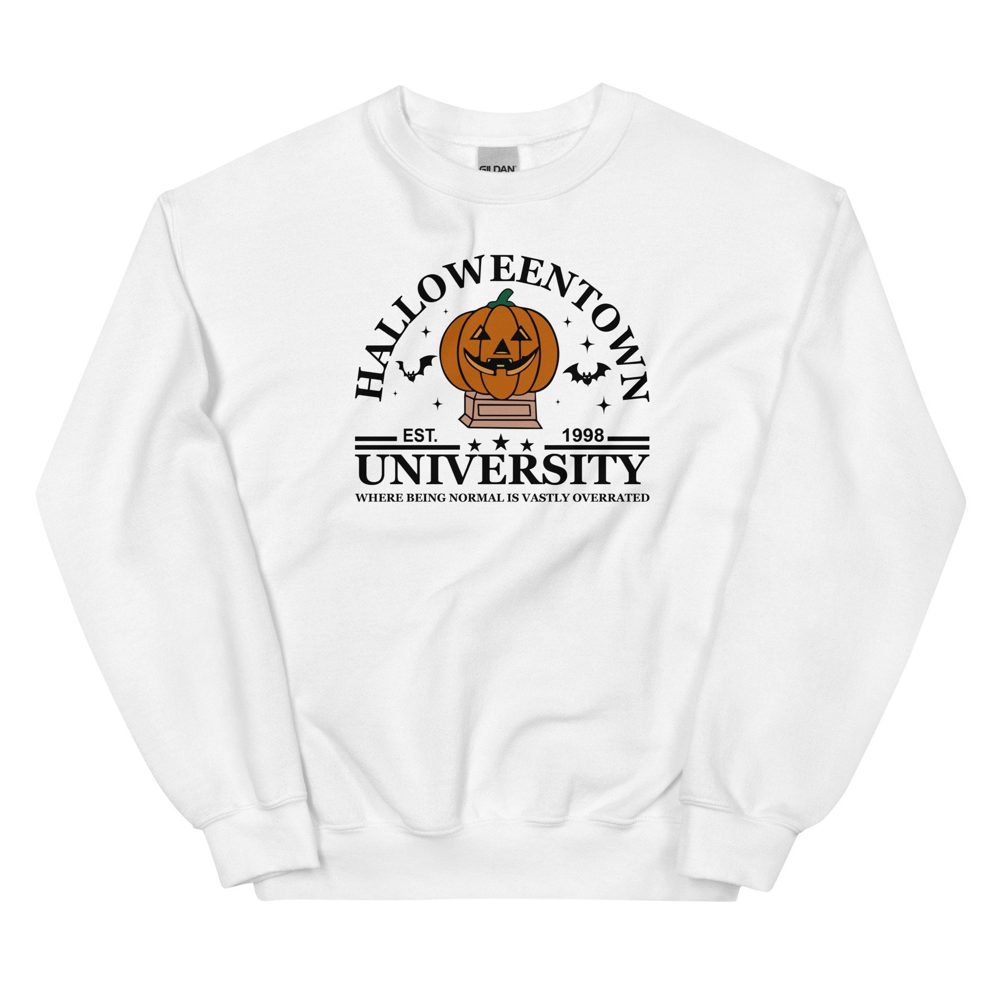 Halloween town university crewneck | spooky cute fall sweatshirt | classic Halloween nostalgic shirt | pumpkin shirt