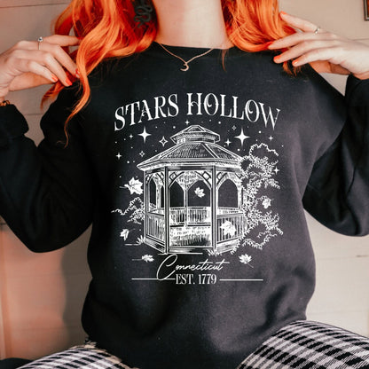 Stars Hollow Connecticut Gildan Crewneck | Gilmore Girls Season Shirt | Luke Lorelai Rory Stars Hollow Sweater | Cozy Autumn Fall Sweatshirt