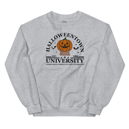 Halloween town university crewneck | spooky cute fall sweatshirt | classic Halloween nostalgic shirt | pumpkin shirt