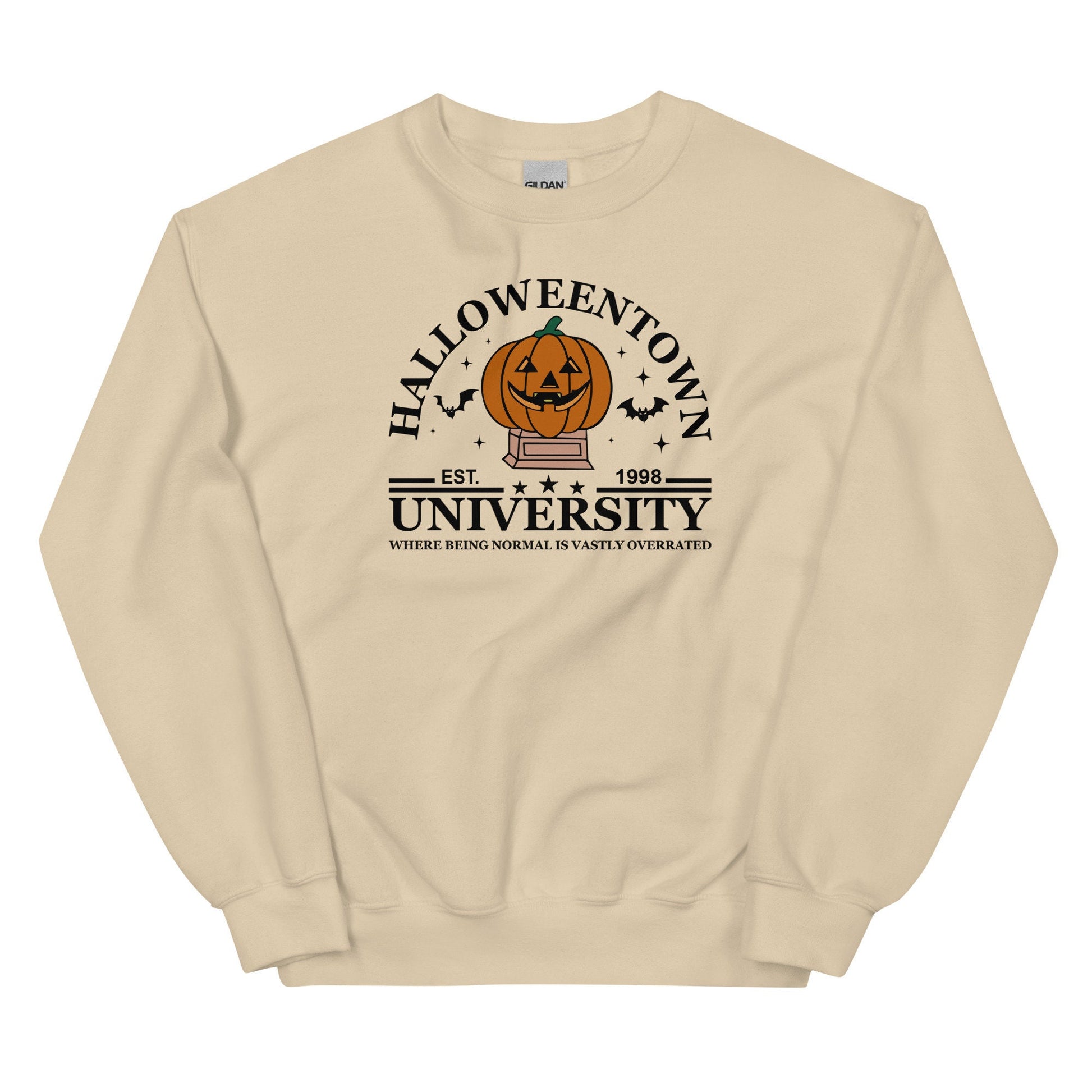 Halloween town university crewneck | spooky cute fall sweatshirt | classic Halloween nostalgic shirt | pumpkin shirt