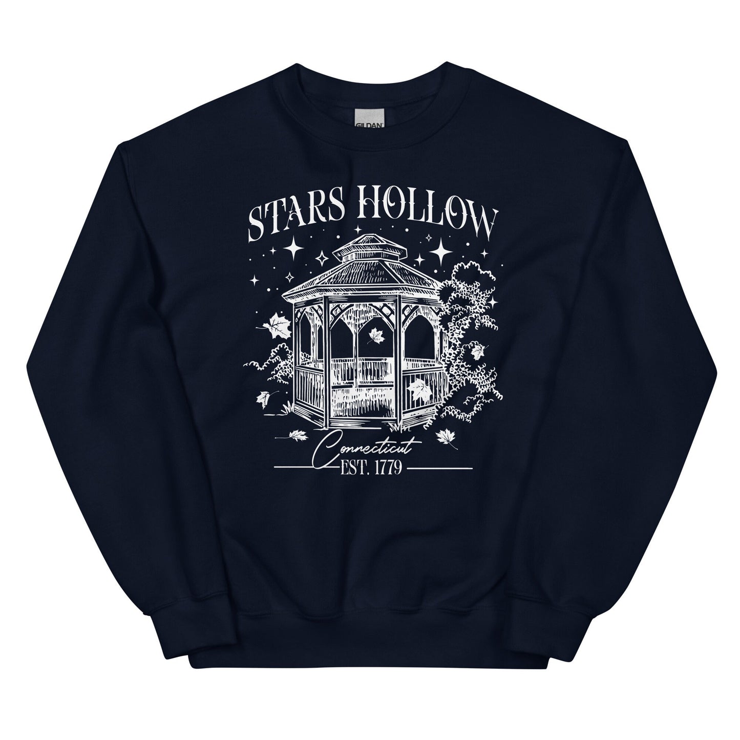 Stars Hollow Connecticut Gildan Crewneck | Gilmore Girls Season Shirt | Luke Lorelai Rory Stars Hollow Sweater | Cozy Autumn Fall Sweatshirt