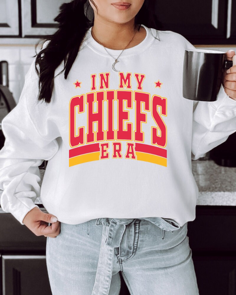 In My Chiefs Era Crewneck | Taylor and Travis Sweatshirt | Go Taylors Boyfriend | 89 87 Football Season Outfit | Game Day Merch