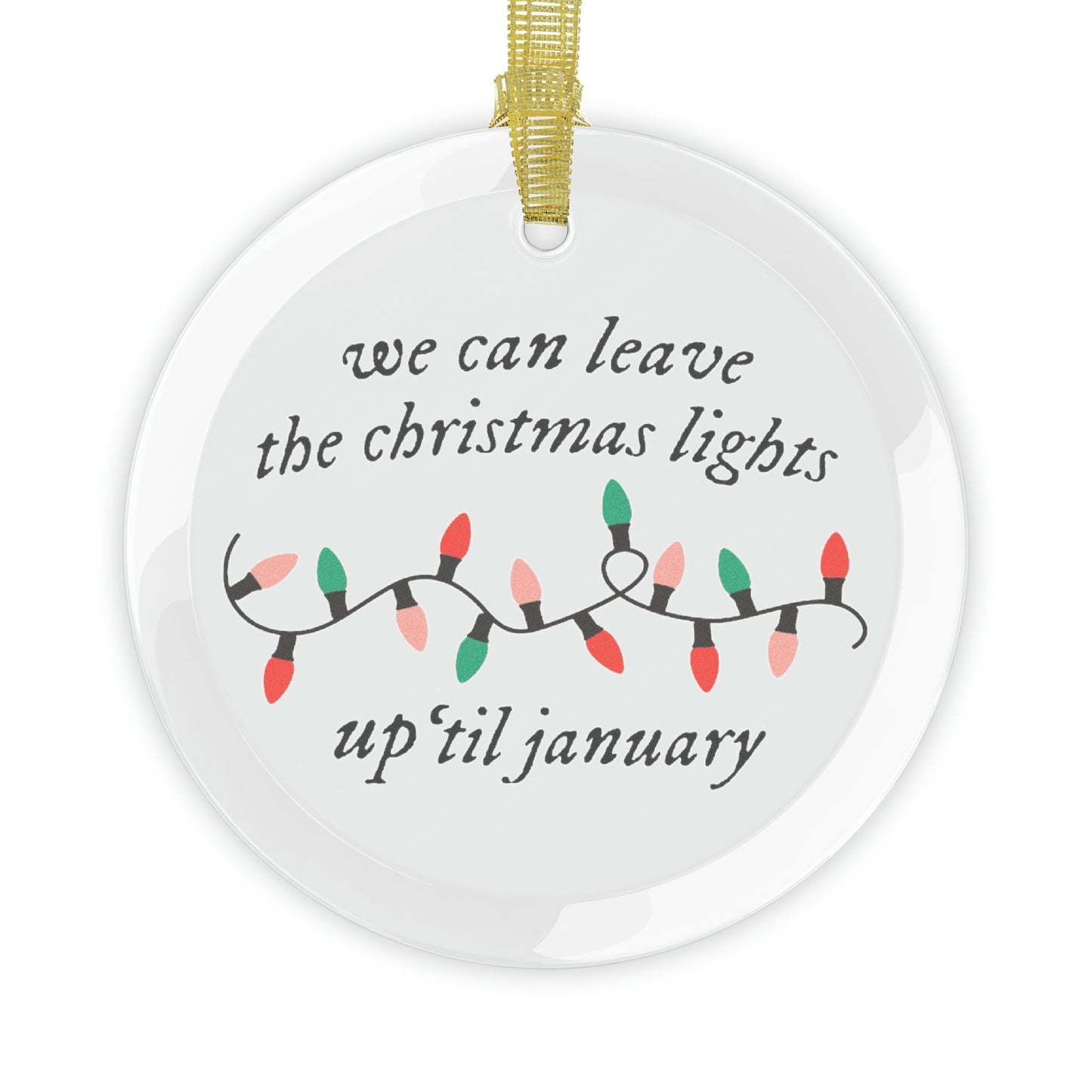 We Can Leave the Christmas Lights Up Till January Lover Ornament | Taylor Holiday Gifts | TS Fan Christmas Tree Decor | Lover Era