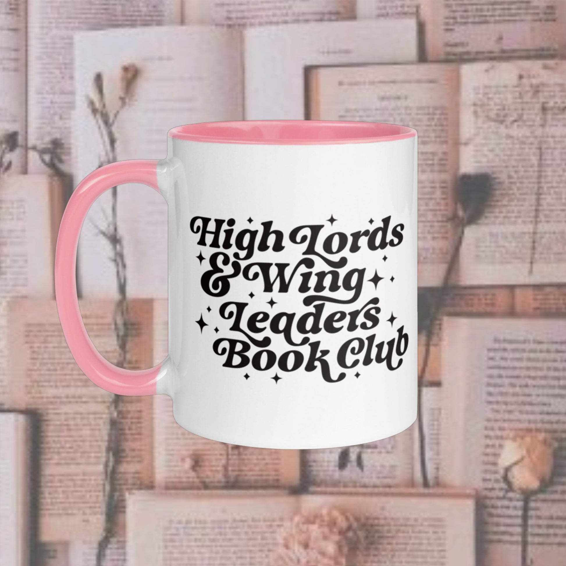 Highlord and Wingleader Book Club Mug | Fantasy Reader Bookish Mug | Coffee and Tea Cup for Bookworm | Gift for Reader | Romantacy Booktok