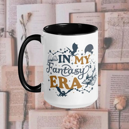 In My Fantasy Era Mug | Bookish Coffee Cup | Gift for Reader | Dragons and Fairies | Romance Reader | Bookworm Cup | acotar fourthwing fan