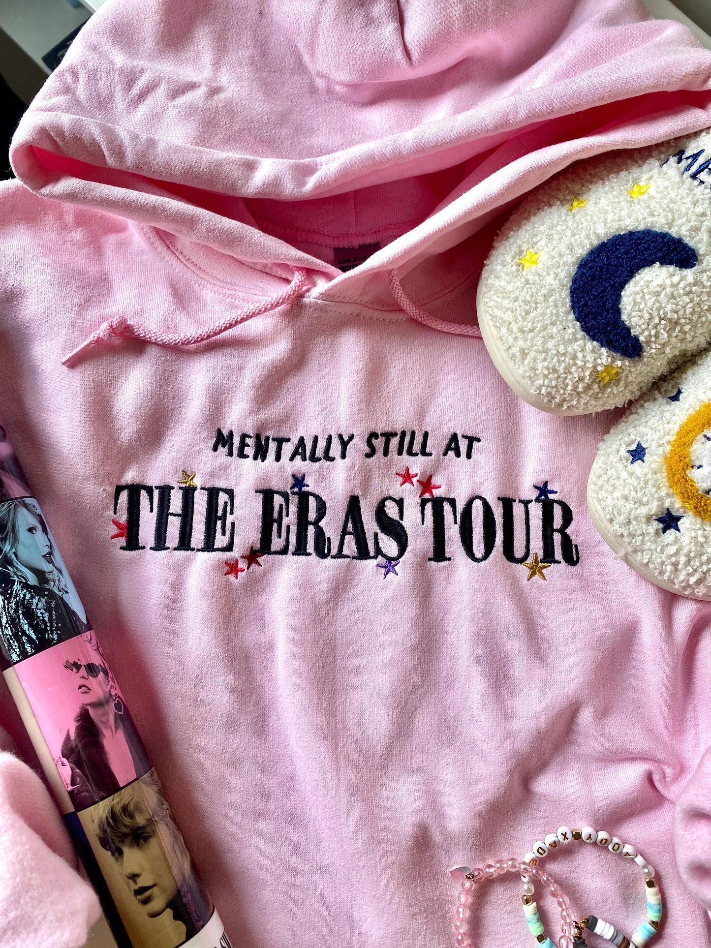 Mentally I'm still at the Eras Tour Embroidered Hoodie | Taylor Fan Merch | TS Gifts | The Eras Sweatshirt