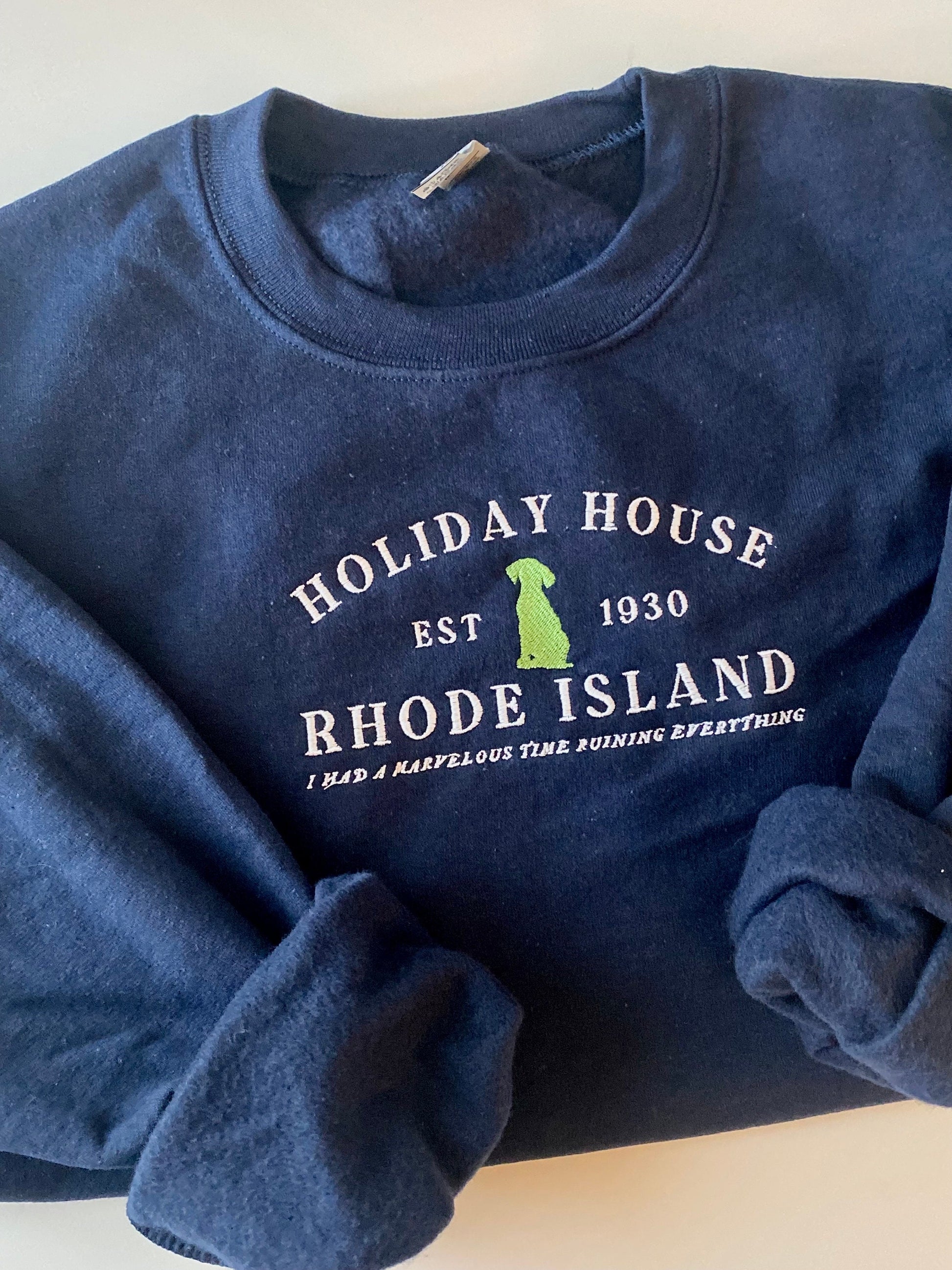 Holiday House Folklore Embroidered Crewneck | Swift Sweatshirt | Last Great American Dynasty Taylor Merch | Marvelous time TS Eras Tour