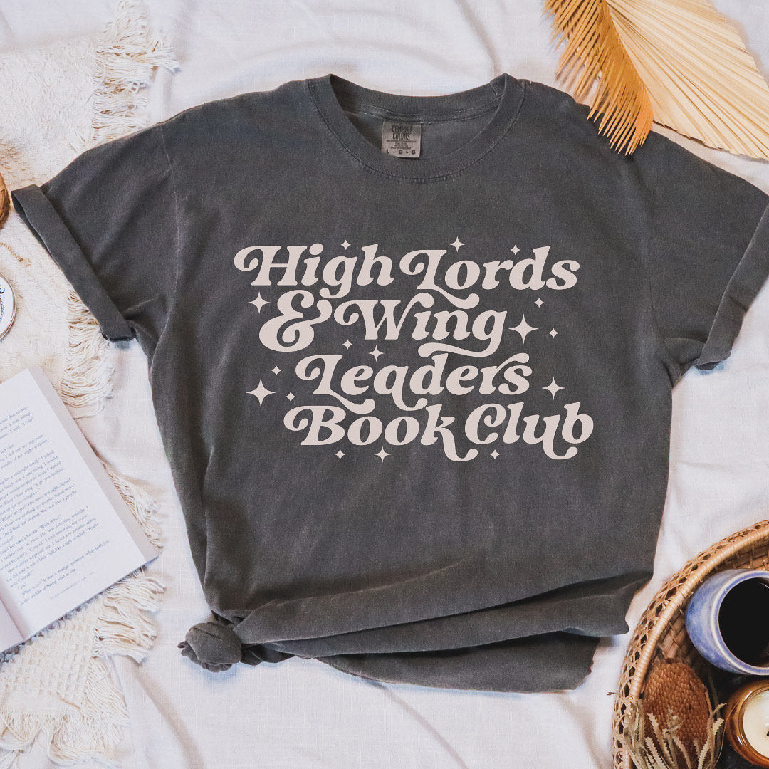 High Lord and Wingleader Book Club Tshirt | Fantasy Bookish Merch | Gift for Reader | Smut Dark romance Romantasy | Booktok Reading Bookworm