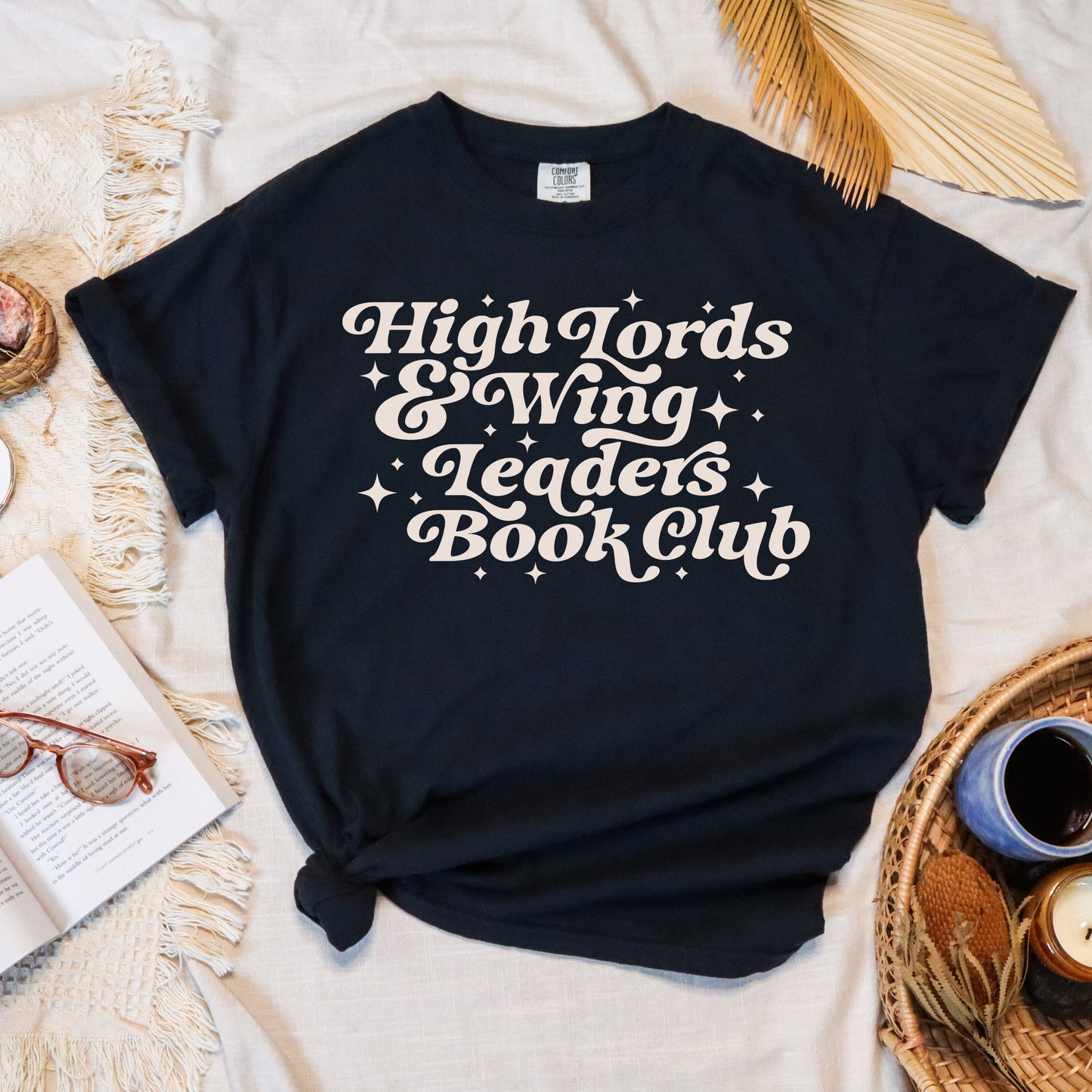 High Lord and Wingleader Book Club Tshirt | Fantasy Bookish Merch | Gift for Reader | Smut Dark romance Romantasy | Booktok Reading Bookworm