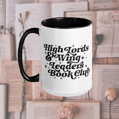 Highlord and Wingleader Book Club Mug | Fantasy Reader Bookish Mug | Coffee and Tea Cup for Bookworm | Gift for Reader | Romantacy Booktok