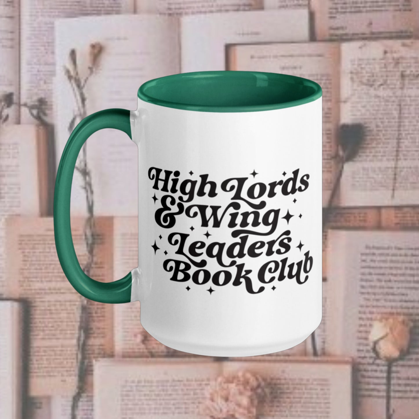 Highlord and Wingleader Book Club Mug | Fantasy Reader Bookish Mug | Coffee and Tea Cup for Bookworm | Gift for Reader | Romantacy Booktok