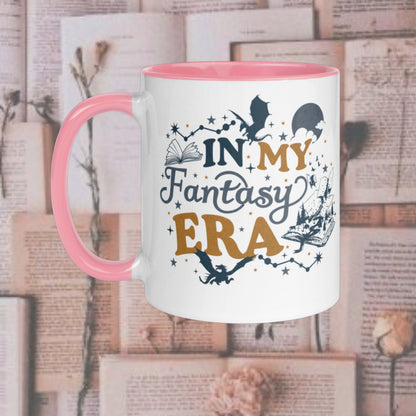 In My Fantasy Era Mug | Bookish Coffee Cup | Gift for Reader | Dragons and Fairies | Romance Reader | Bookworm Cup | acotar fourthwing fan