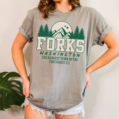 Forks Washington Tshirt | Twilight Fandom Shirt | Vampire Romance | Edward and Jacob Shirt | Bookish Merch | Bella Locca