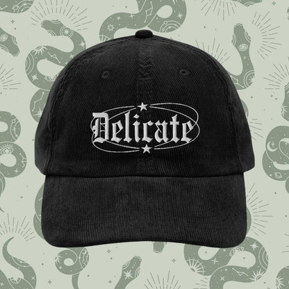 Delicate Embroidered Corduroy Cap | Rep Era Dad Hat | Taylor Fan Merch | Swift Accessories | Tour Outfit | TS Reputation Gifts