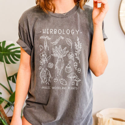 Herbology Tshirt | Wizard World Shirt | Potter School Merch | Cottagecore Witchy Plant Shirt | Harry fandom | HP Gifts | Magic Fantasy Books