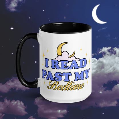 I Read Past My Bedtime Bookish Coffee Mug | Up Late Reading | Gift for Reader | Bookworm Cup | Bookish Merch | Trendy Booktok Bookstagram