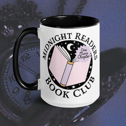 Midnight Readers Book Club Mug | Bookish Coffee Cup | Reader Gifts | Celestial Book Mug | Night Owl Bookworm Gift | Booktok Bookish Shop