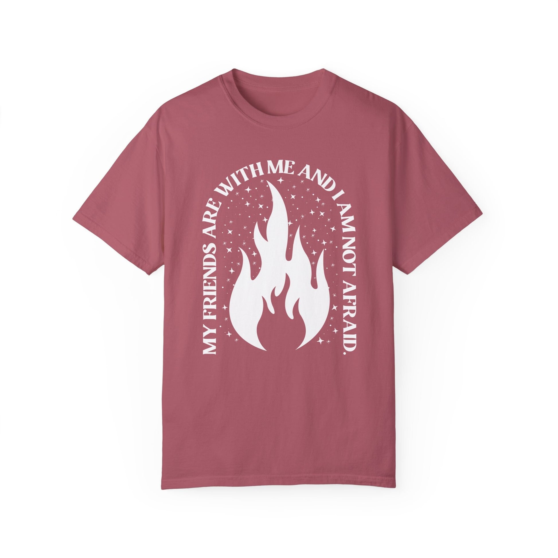 My Friends are With Me Bookish Shirt | I'm not Afraid Fantasy Shirt | Bookworm Tshirt | SJM Bookclub | Crescent City Gifts Bookish Merch