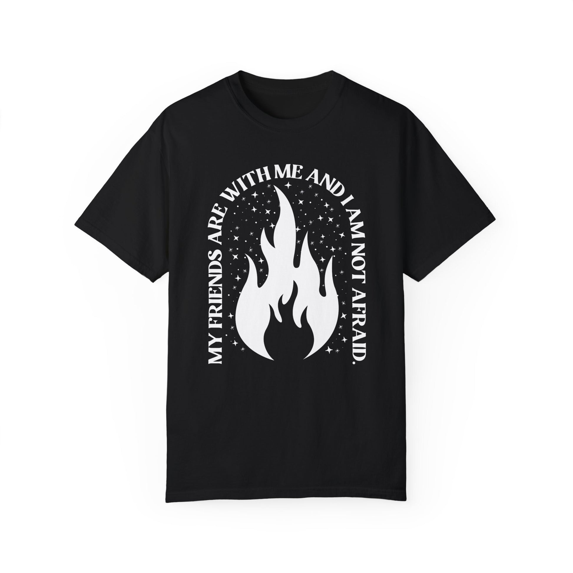 My Friends are With Me Bookish Shirt | I'm not Afraid Fantasy Shirt | Bookworm Tshirt | SJM Bookclub | Crescent City Gifts Bookish Merch