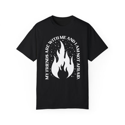My Friends are With Me Bookish Shirt | I'm not Afraid Fantasy Shirt | Bookworm Tshirt | SJM Bookclub | Crescent City Gifts Bookish Merch