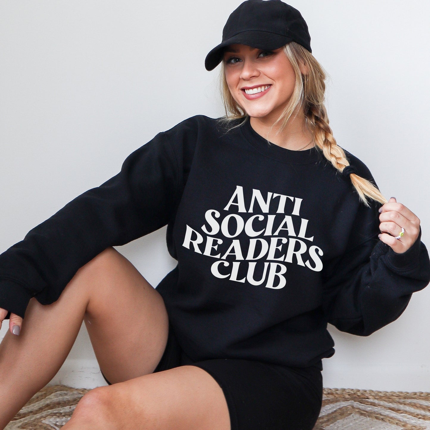 Anti Social Readers Club Sweatshirt , Trendy Bookish Crewneck , Introverted Reader, Homebody Bookworm Gifts, Funny Booktok Merch, book mom