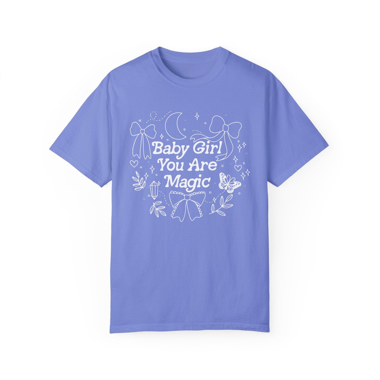 Baby Girl You are Magic tshirt | Witchy Spring Shirt | Cottagecore Witch Aesthetic | Whimsical Magical Girly Shirt | Trendy Bows Fairycore