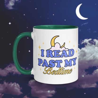 I Read Past My Bedtime Bookish Coffee Mug | Up Late Reading | Gift for Reader | Bookworm Cup | Bookish Merch | Trendy Booktok Bookstagram